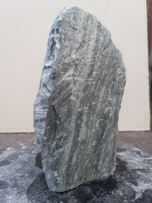 Speckstein Einzelstck aus Indien grn leichter Farb Mix 8.180 kg