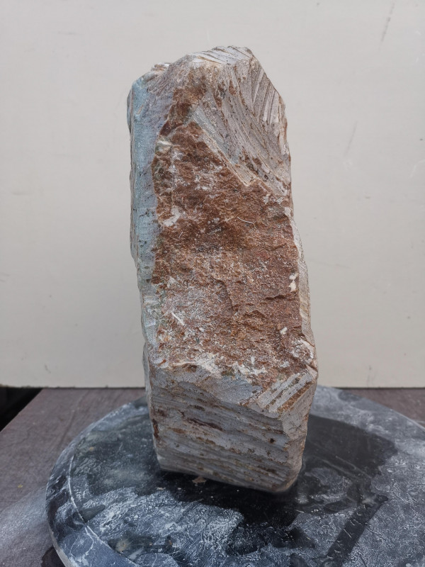 Speckstein Einzelstck aus Brasilien braun mit Farb Mix grn 12.770 kg