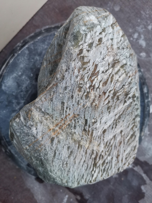 Speckstein Einzelstck aus Indien grn Farb Mix 9.670 kg