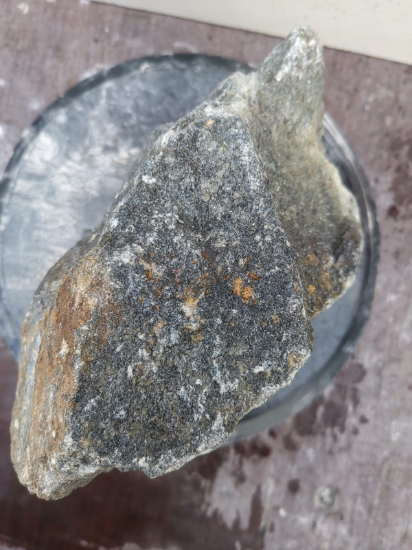 Speckstein Einzelstck aus Indien dunkler Farb Mix  10.830 kg