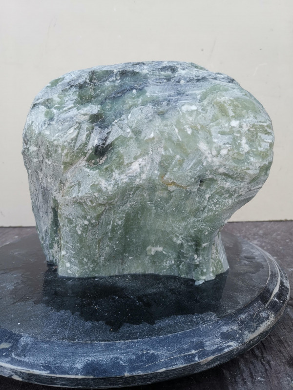 Speckstein Einzelstck aus Indien grner Farb Mix 6.690 kg