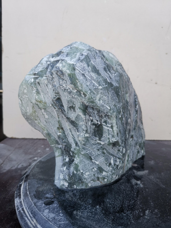 Speckstein Einzelstck aus Indien grner Farb Mix 6.690 kg