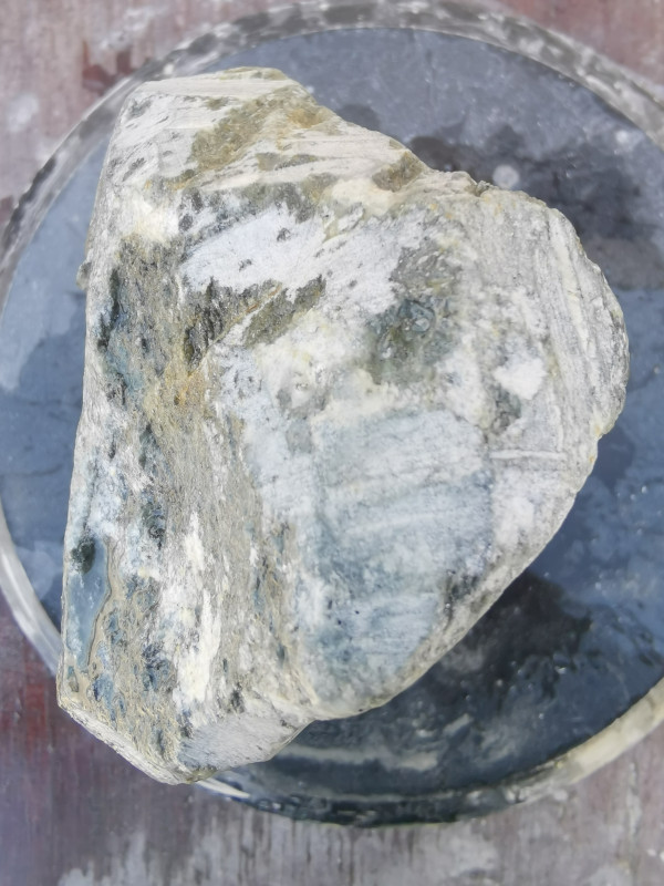 Speckstein Einzelstck aus Indien grner Farb Mix 6.370 kg