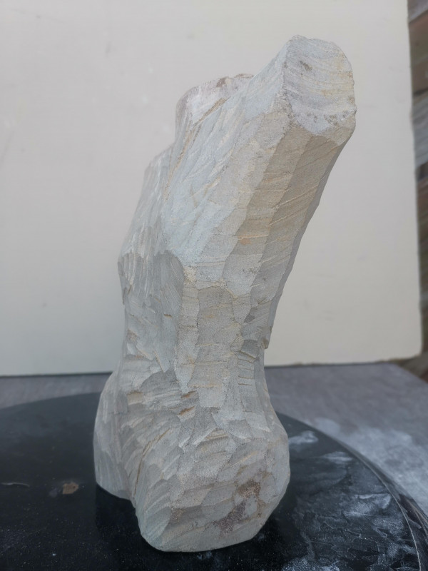 Speckstein XXL Torso Frau Einzelstck aus Brasilien braun