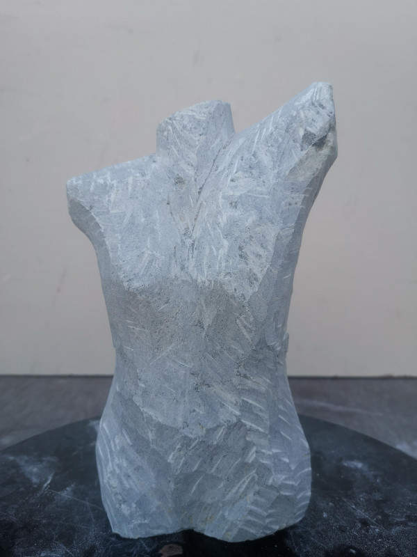Speckstein XXL Torso Frau Einzelstck aus Brasilien grn