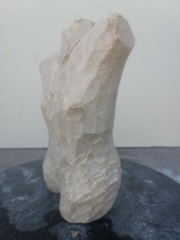 Speckstein XXL Torso Frau Einzelstck aus Brasilien braun