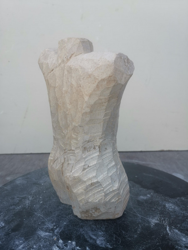 Speckstein XXL Torso Frau Einzelstck aus Brasilien braun