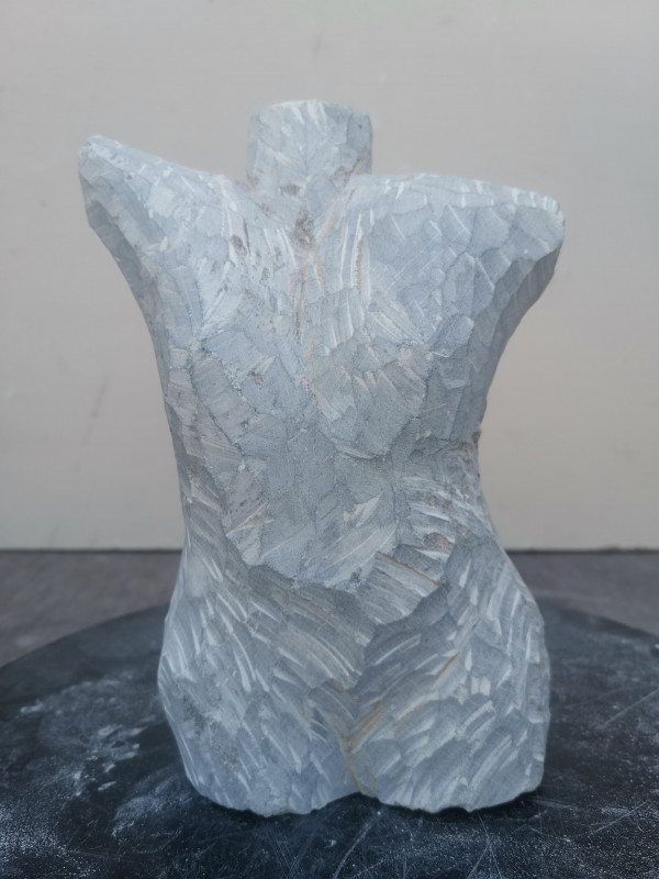 Speckstein XXL Torso Frau Einzelstck aus Brasilien grn
