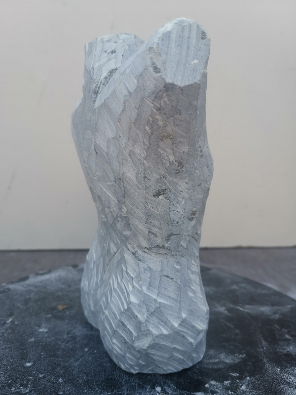 Speckstein XXL Torso Frau Einzelstck aus Brasilien grn