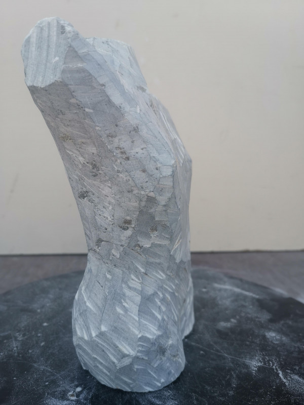 Speckstein XXL Torso Frau Einzelstck aus Brasilien grn