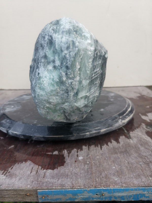 Speckstein Einzelstck ausIndien trkis-schwarz 11,290 kg
