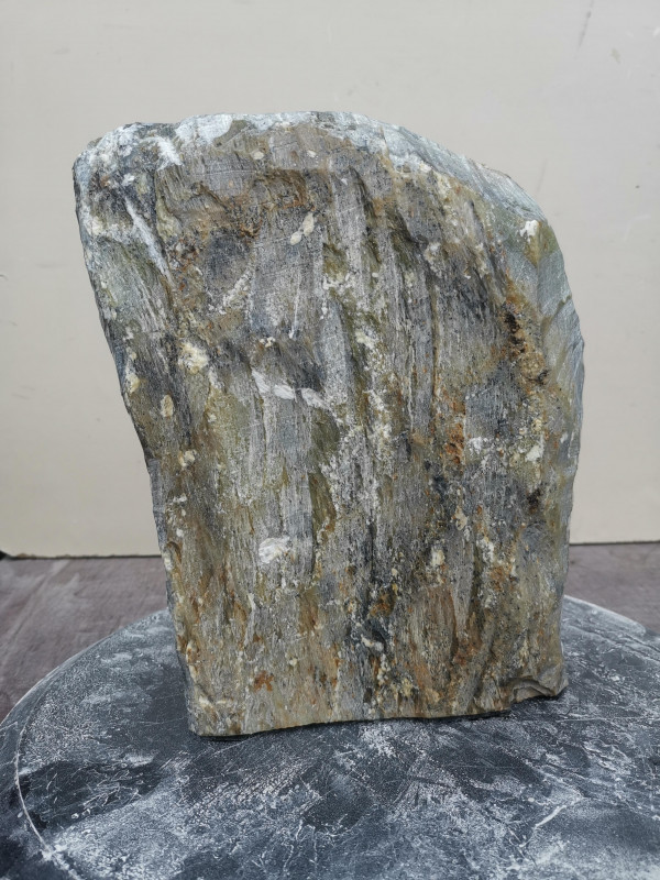 Speckstein; Einzelstck; Indien; grn Farb Mix; 6,750 kg