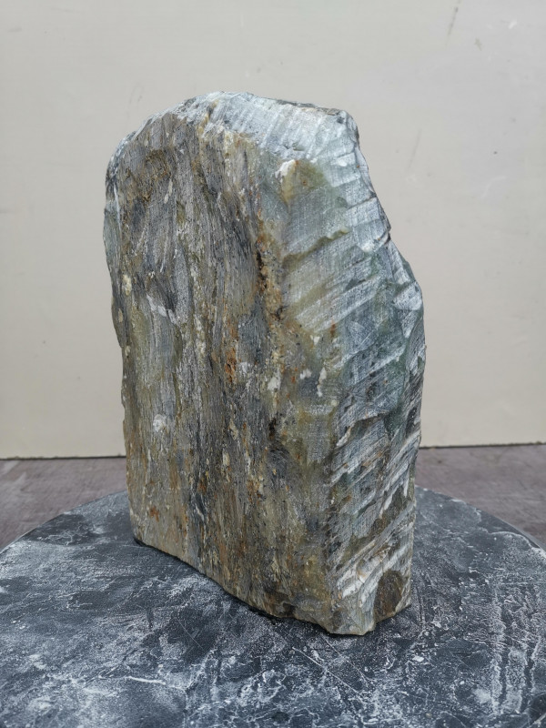 Speckstein; Einzelstck; Indien; grn Farb Mix; 6,750 kg