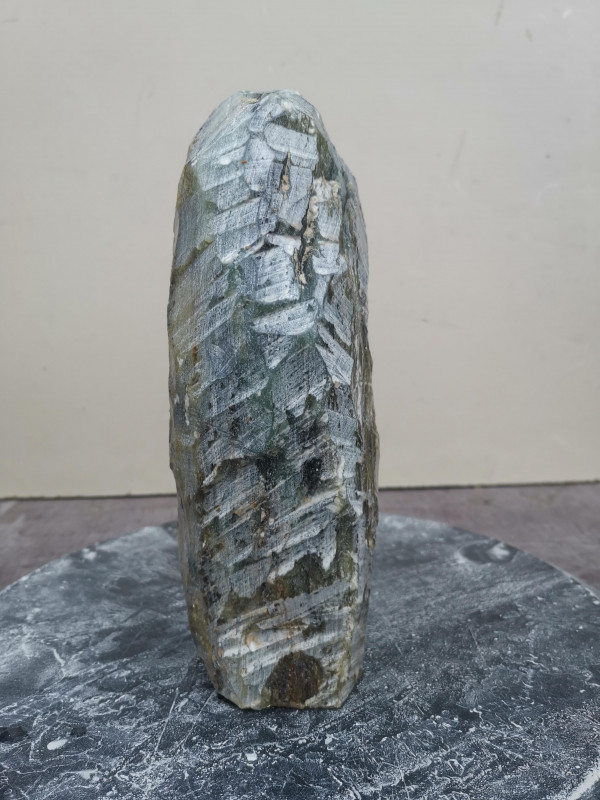 Speckstein; Einzelstck; Indien; grn Farb Mix; 6,750 kg