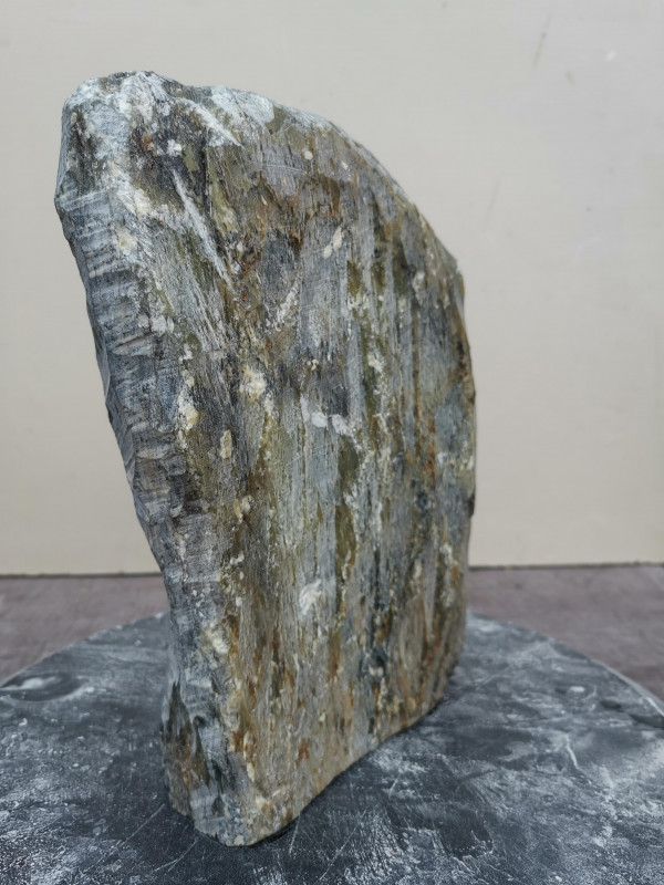 Speckstein; Einzelstck; Indien; grn Farb Mix; 6,750 kg