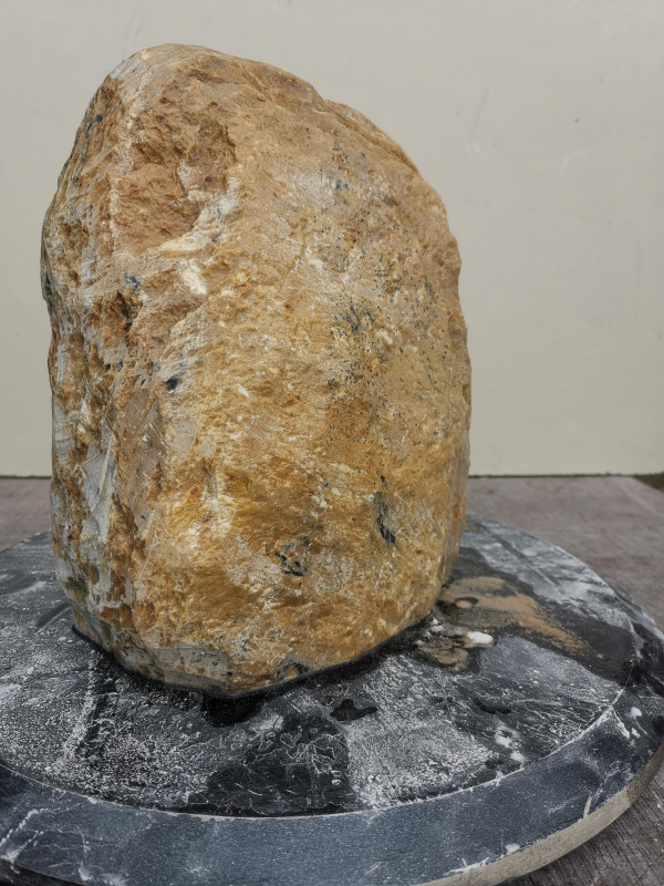 Speckstein Einzelstck aus Indien grn-gelb-Farb Mix 8,830 kg