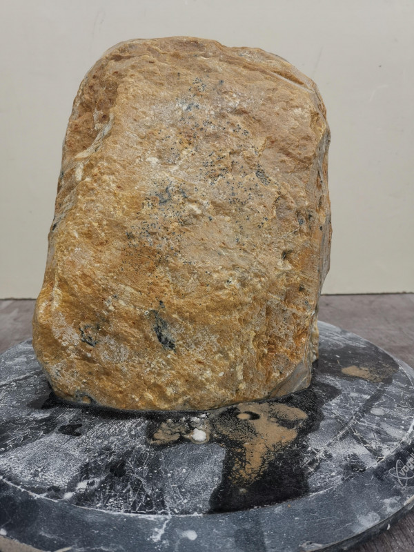 Speckstein Einzelstck aus Indien grn-gelb-Farb Mix 8,830 kg
