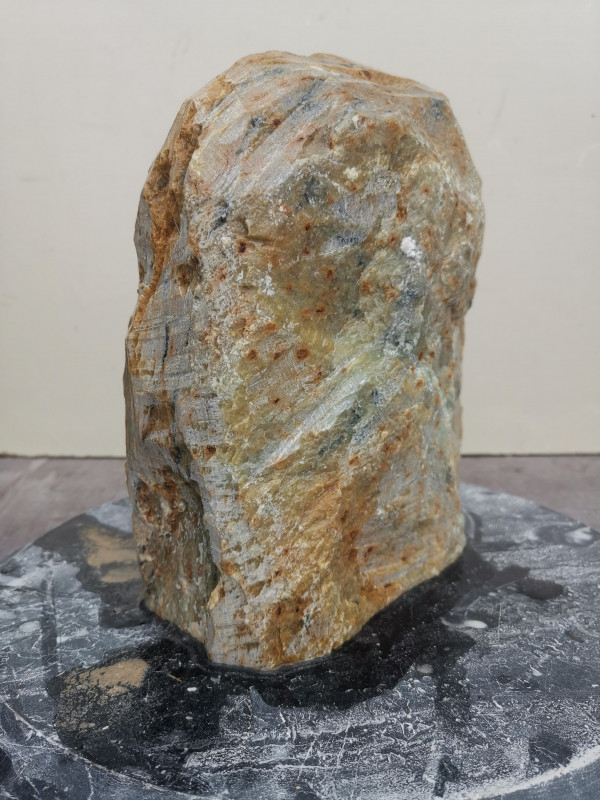 Speckstein Einzelstck aus Indien grn-gelb-Farb Mix 8,830 kg