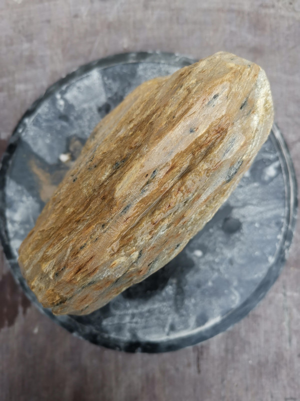 Speckstein Einzelstck aus Indien grn-gelb-Farb Mix 8,830 kg