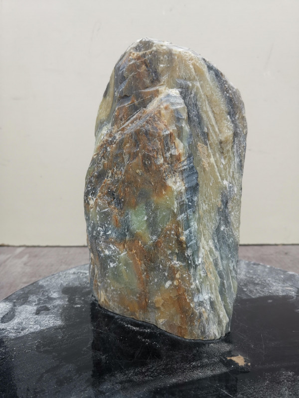 Speckstein Einzelstck aus Indien gelb-Farb Mix 3,230 kg