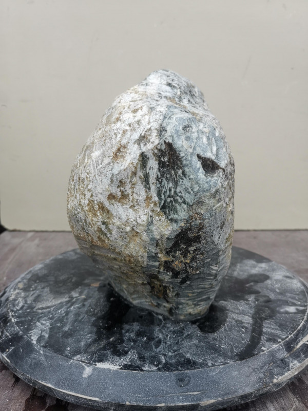 Speckstein Einzelstck aus Indien gelb-grn-Mix 13,380 kg