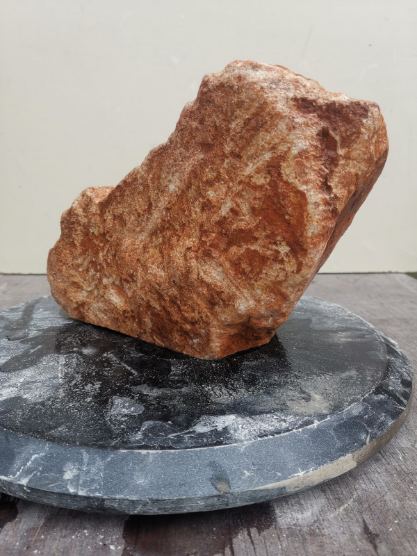 Speckstein Einzelstck aus China lachsfarbend 5,640 kg