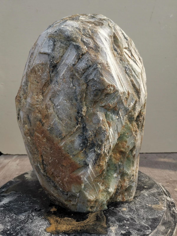 Speckstein Einzelstck aus Indien grn-Farb-Mix 11,820 kg