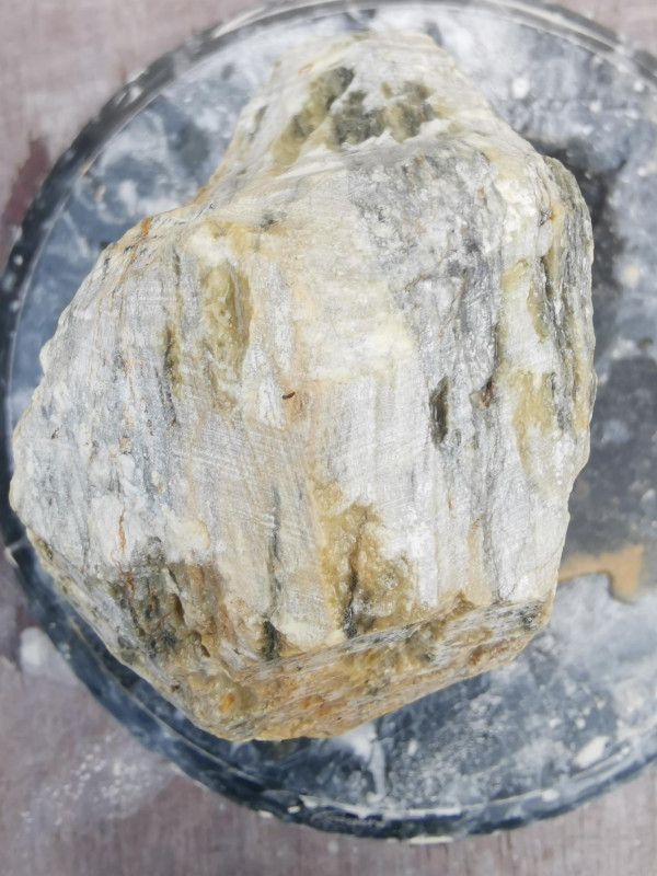 Speckstein Einzelstck aus Indien gelb-Mix 4,840 kg