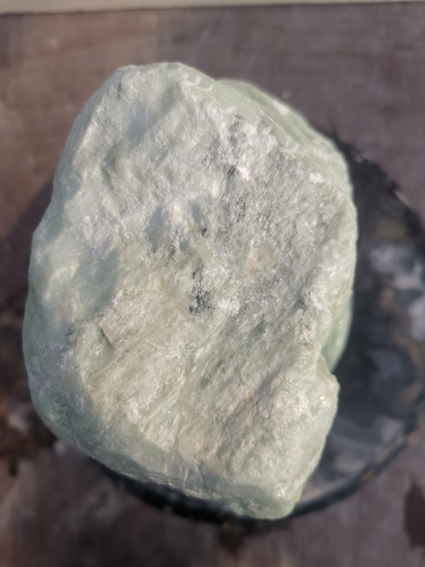 Speckstein Einzelstck aus Indien trkis 6,030 kg