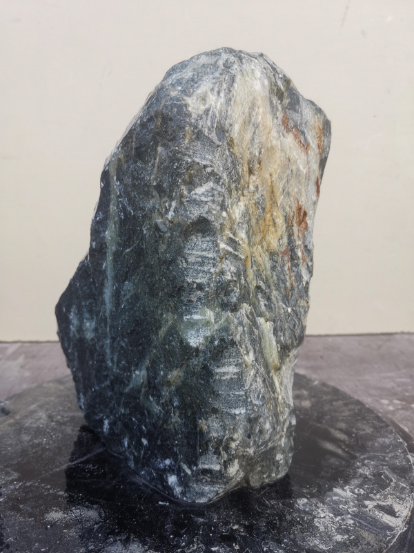 Speckstein Einzelstck aus Indien dunkelgrn 7,890 kg