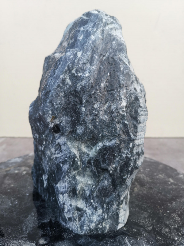 Speckstein Einzelstck aus Indien dunkelgrn 3,580 kg