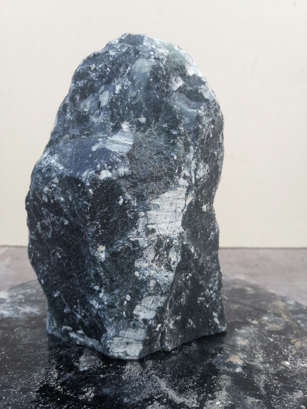 Speckstein Einzelstck aus Indien dunkelgrn 3,580 kg