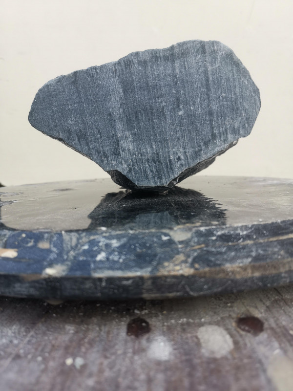 Speckstein Einzelstck aus Indien dunkelgrn 3,580 kg