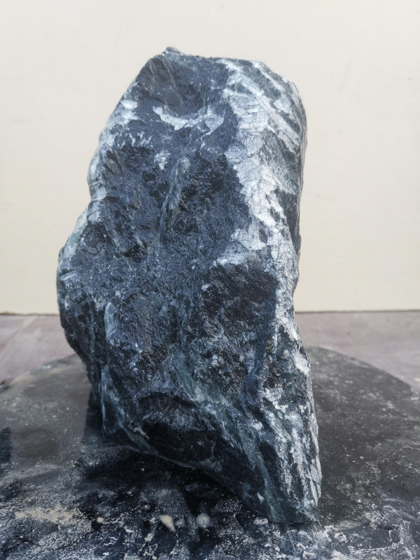 Speckstein Einzelstck aus Indien dunkelgrn 7,620 kg