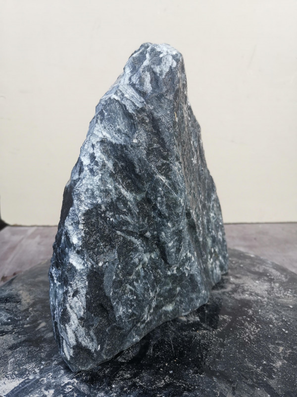 Speckstein Einzelstck aus Indien dunkelgrn 7,620 kg