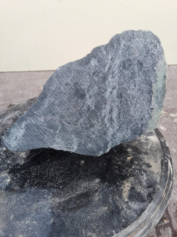 Speckstein Einzelstck aus Indien dunkelgrn 7,620 kg