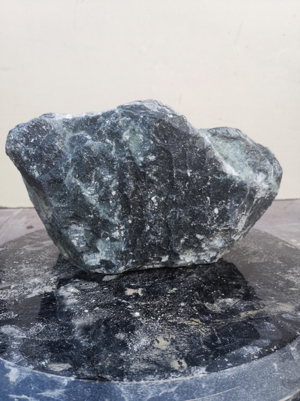 Speckstein Einzelstck aus Indien dunkelgrn 4.750 kg