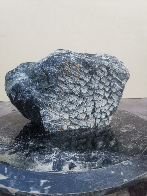 Speckstein Einzelstck aus Indien dunkelgrn 4.750 kg