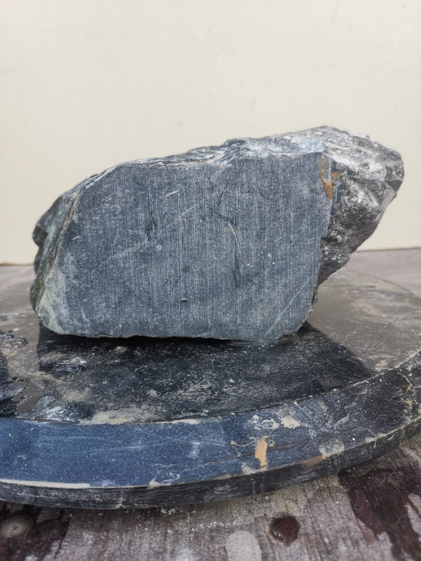 Speckstein Einzelstck aus Indien dunkelgrn 4.750 kg