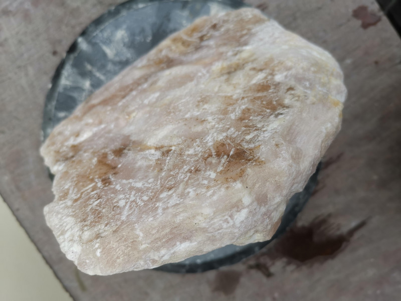 Speckstein Einzelstck aus China; rosa; 13,110 kg