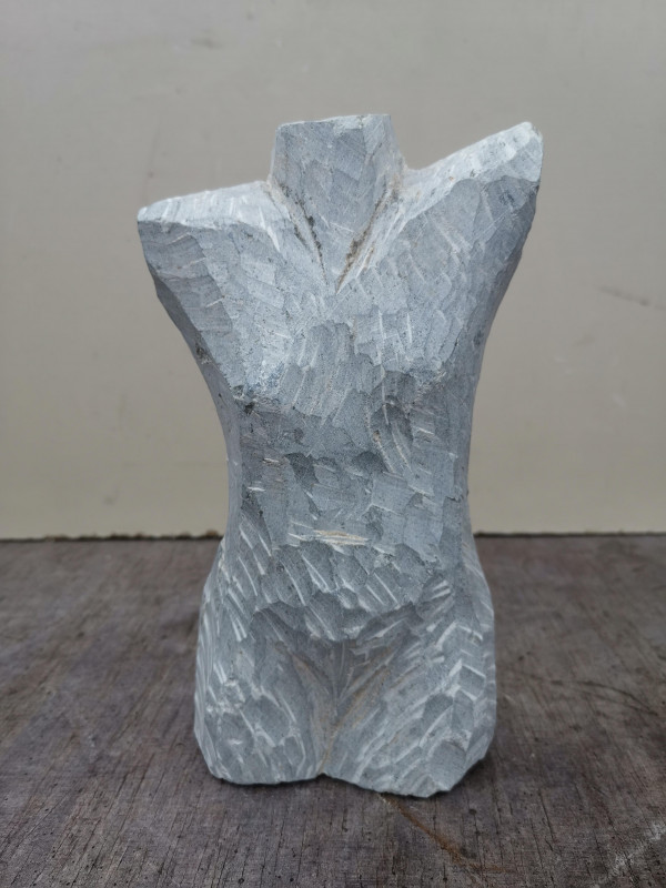 Speckstein; XXL; Torso Frau; grn; 2,500 kg