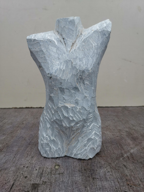 Speckstein; XXL; Torso Frau; grn; 2,500 kg