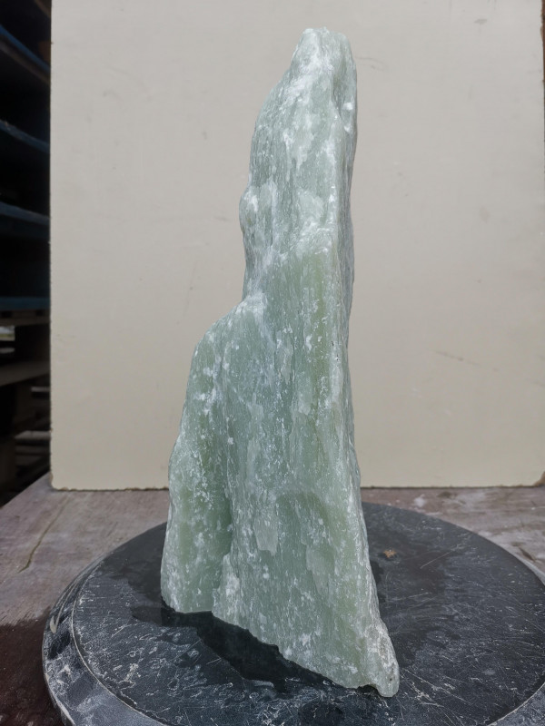 Speckstein; Einzelstck; aus Indien; Lemongrn; 9,700 kg