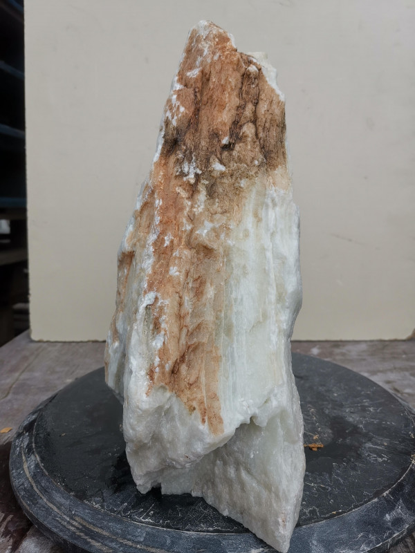 Speckstein; Einzelstck; aus China; wei-grau; 12,460 kg