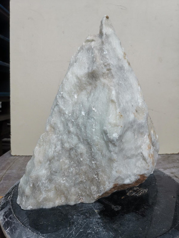 Speckstein; Einzelstck; aus China; wei-grau; 12,460 kg