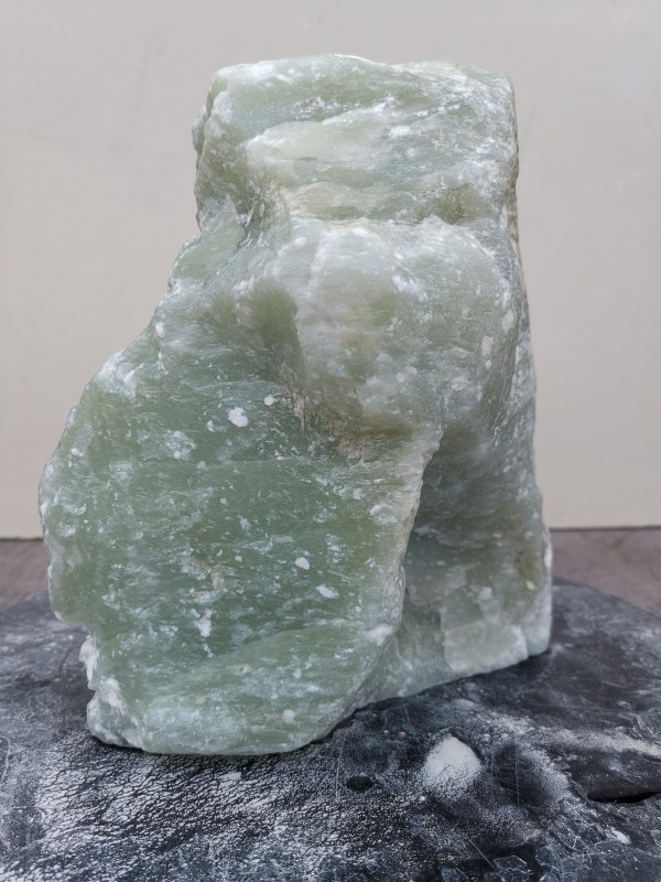 Speckstein; Einzelstck; aus Indien; Lemongrn; 6,980 kg