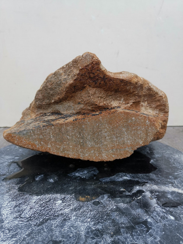 Speckstein; Einzelstck; aus Brasilien; braun; 8,110 kg