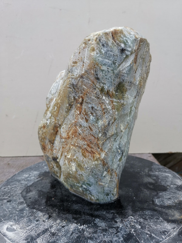 Speckstein; Einzelstck; Indien; gelb-grn-Farb Mix; 8,340 kg