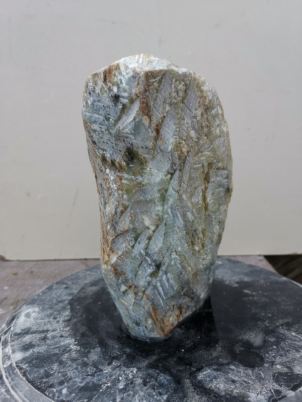 Speckstein; Einzelstck; Indien; gelb-grn-Farb Mix; 8,340 kg