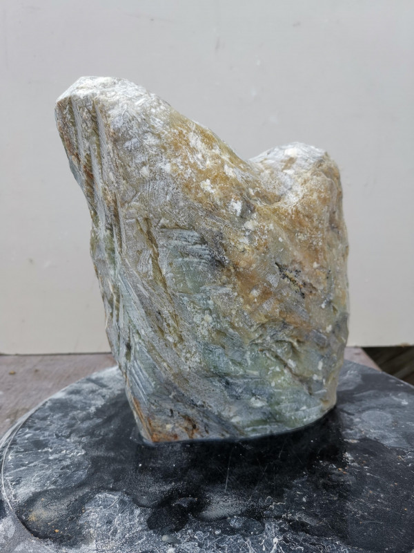 Speckstein; Einzelstck; Indien; gelb-grn-Farb Mix; 8,340 kg